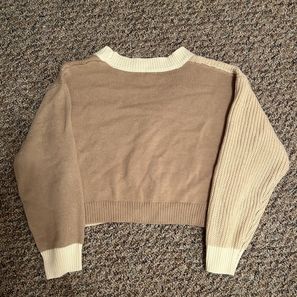 Love Tree Mismatch Sweater Cardigan - Picture 2 of 3